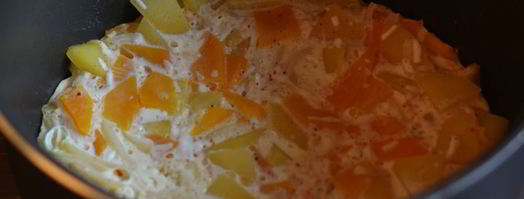 запеканка с тыквой в мультиварке. Шаг 9