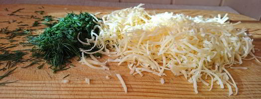 жареные конвертики с сыром. Шаг 2