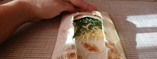 жареные конвертики с сыром. Шаг 6