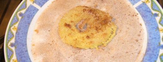 жареные яблоки в тесте. Шаг 4