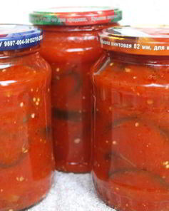 Баклажаны в аджике