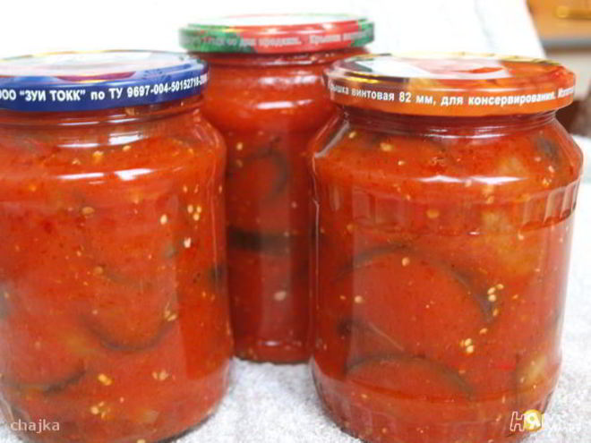 Рецепт баклажанов в аджике