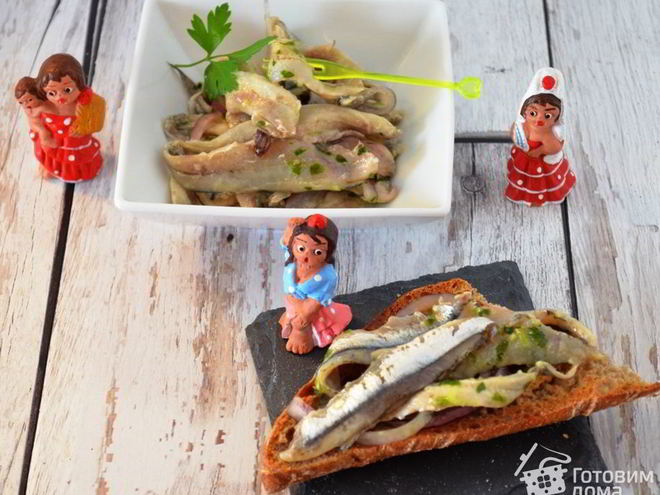 Рецепт анчоусов маринованных