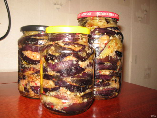 Рецепт баклажанов острых на зиму без стерилизации