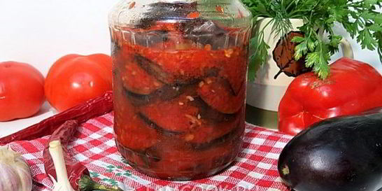 Баклажаны острые жареные на зиму