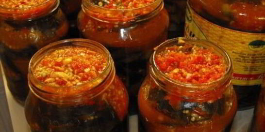 Баклажаны по-грузински на зиму