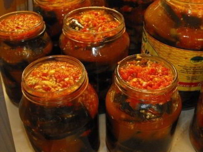 Рецепт баклажанов по-грузински на зиму