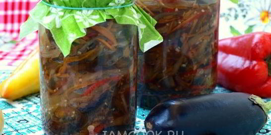 Баклажаны по-корейски на зиму