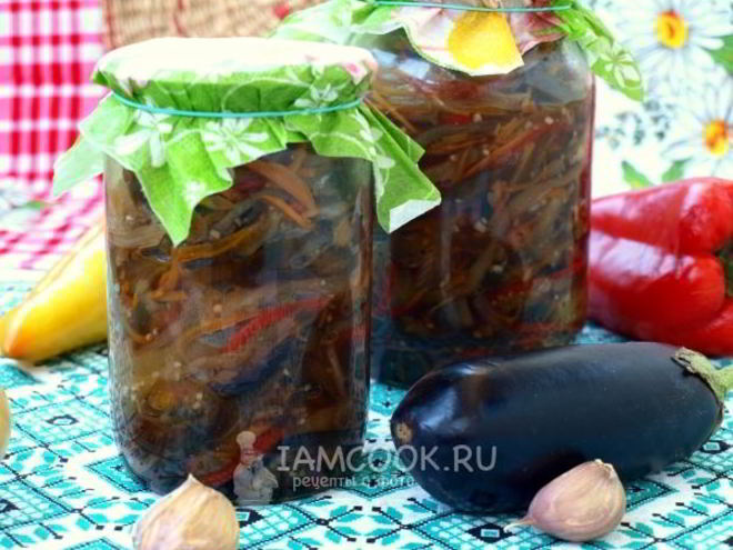 Рецепт баклажанов по-корейски на зиму
