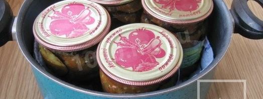 баклажаны с перцем болгарским на зиму. Шаг 13