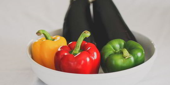 Баклажаны с перцем