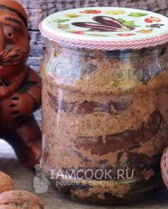 Баклажаны в ореховом соусе на зиму