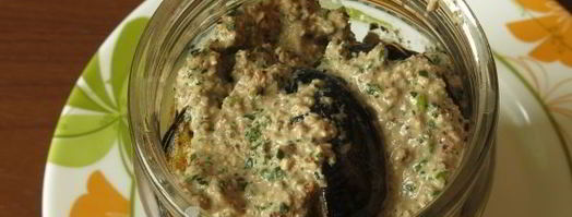 баклажаны в ореховом соусе на зиму. Шаг 16