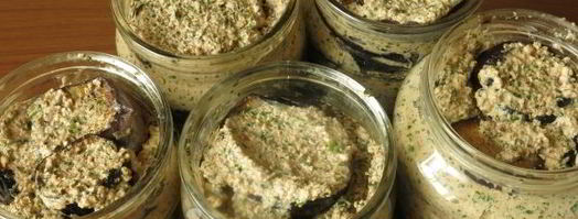 баклажаны в ореховом соусе на зиму. Шаг 17