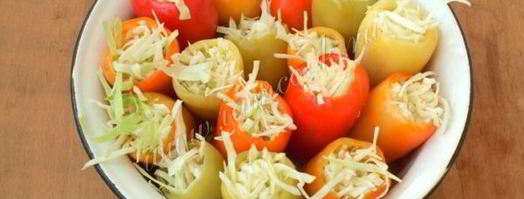 болгарский перец с капустой на зиму. Шаг 5