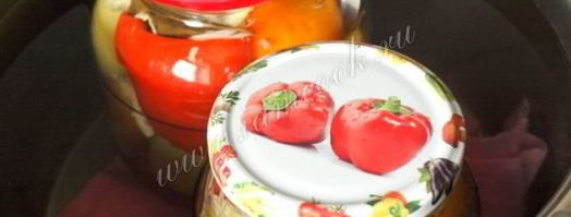 болгарский перец с капустой на зиму. Шаг 8