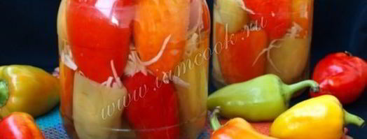 болгарский перец с капустой на зиму. Шаг 10