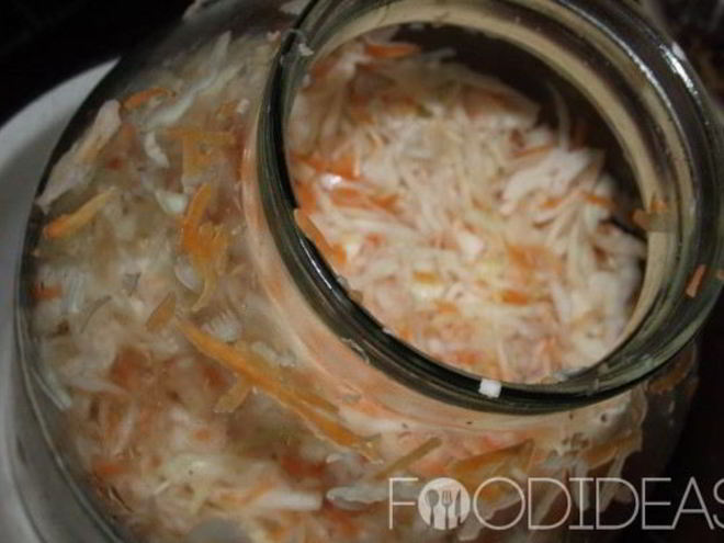 Рецепт быстрой квашеной капусты