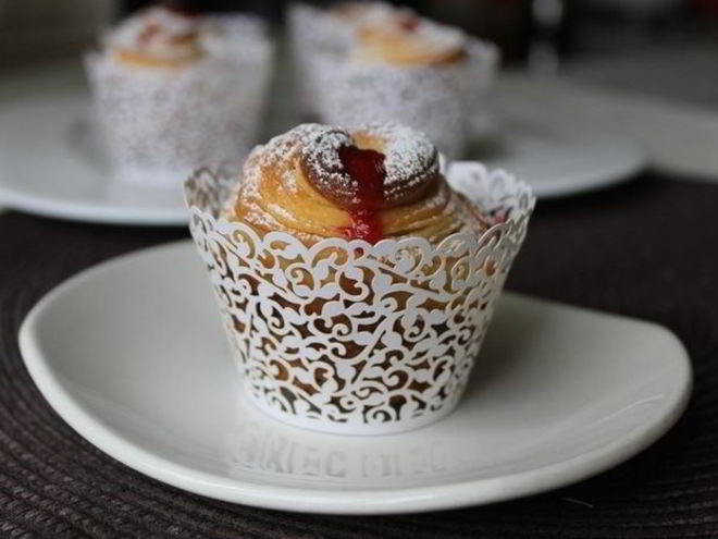 Рецепт краффинов с джемом