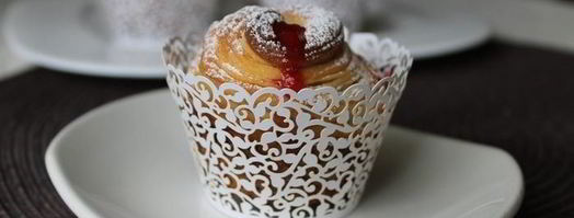 краффины с джемом. Шаг 17