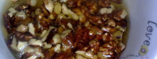 грецкие орехи с медом. Шаг 4