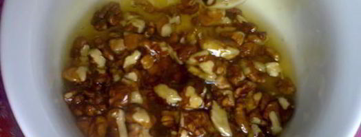 грецкие орехи с медом. Шаг 5