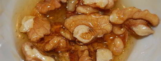 грецкие орехи в меде. Шаг 2