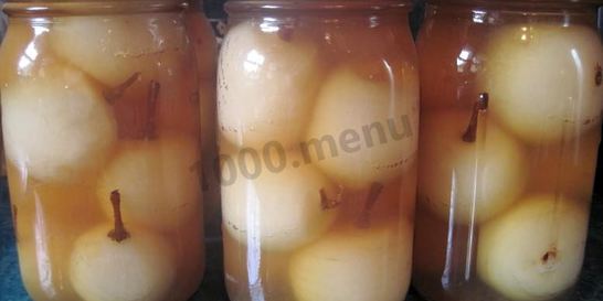 Груши целиком на зиму