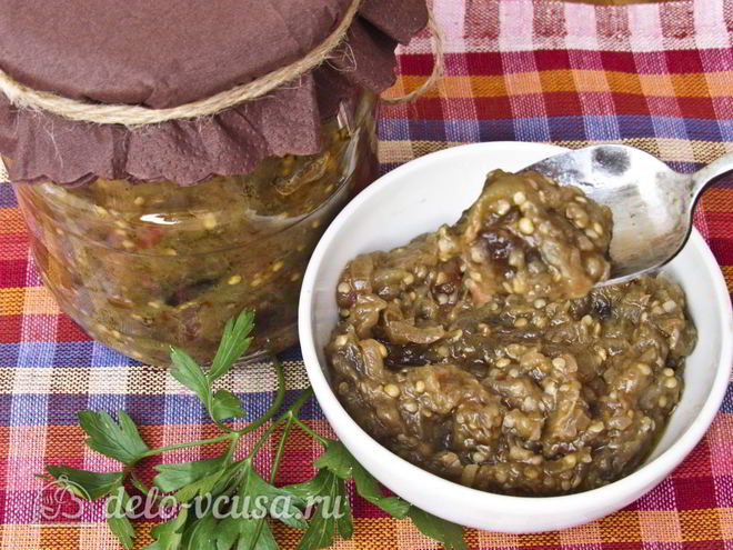 Рецепт икры из баклажанов на зиму