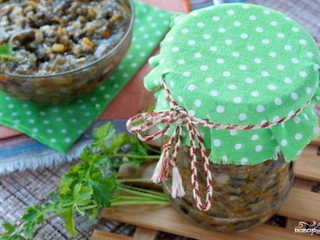 Рецепт икры из грибов на зиму