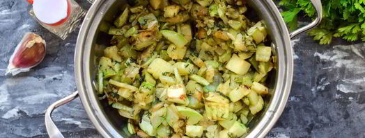 икра из патиссонов на зиму. Шаг 4