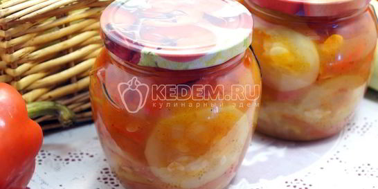 Кабачки кружочками на зиму