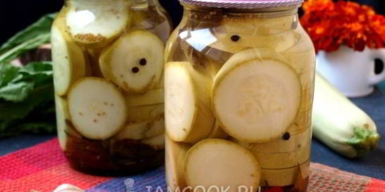 Кабачки на зиму без стерилизации