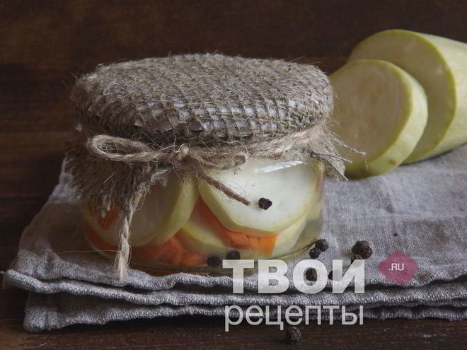 Рецепт кабачков на зиму