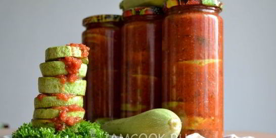 Кабачки по-грузински на зиму