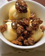 Карамелизованные грецкие орехи с солью