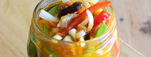 хе из баклажанов на зиму. Шаг 16