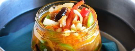 хе из баклажанов на зиму. Шаг 17