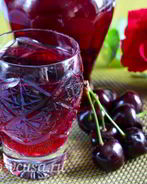 Быстрый компот из черешни