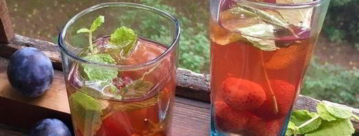 клубничный компот с мятой. Шаг 3