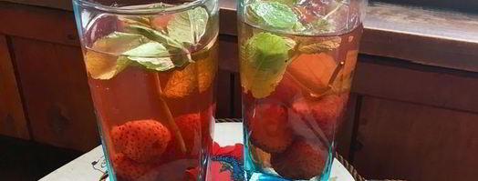 клубничный компот с мятой. Шаг 4