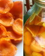 Компот из абрикосов и апельсинов