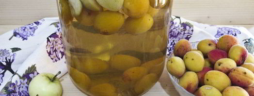 компот из абрикосов и яблок на зиму. Шаг 11