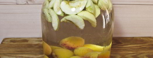 компот из абрикосов и яблок на зиму. Шаг 7