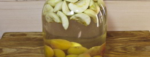 компот из абрикосов и яблок на зиму. Шаг 8