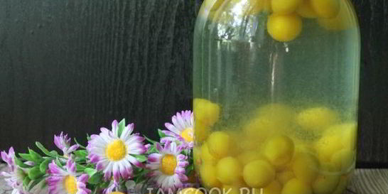 Компот из алычи на зиму