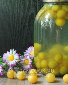 Компот из алычи на зиму