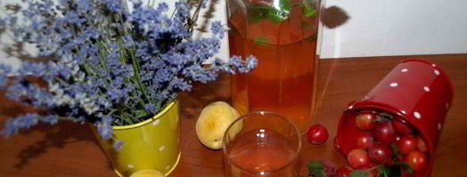 компот из алычи с мелиссой. Шаг 4