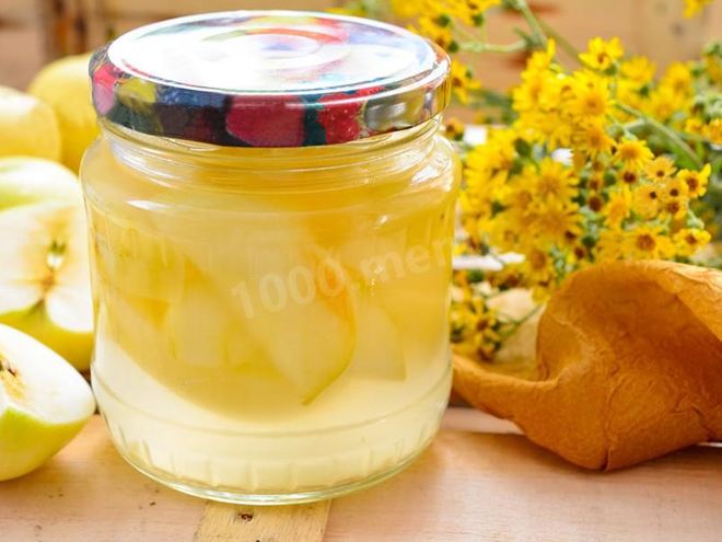 Рецепт компота из белого налива на зиму