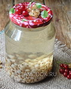 Компот из белой смородины на зиму